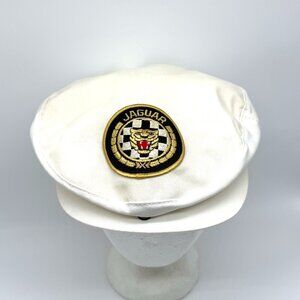 Vintage Jaguar Auto Skipper Yachting Snapack Hat Automotive Promo